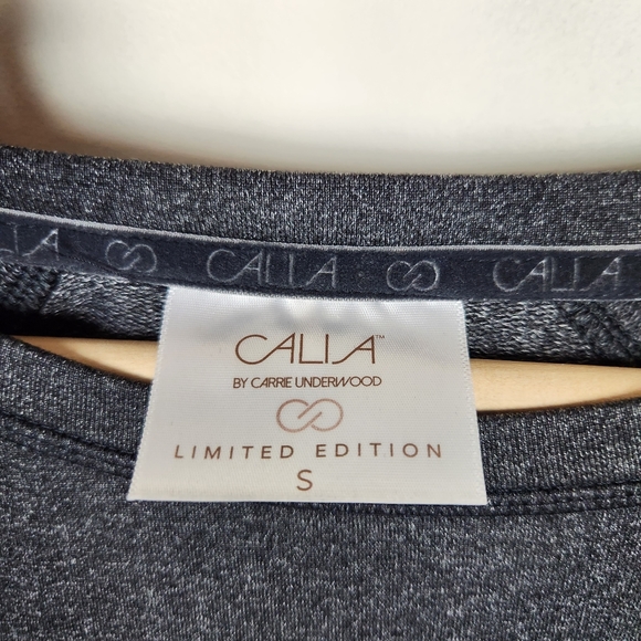 Calia Carrie Underwood Velvet Detail Long Sleeve Top Shirt Sz S Limited Edition - Picture 3 of 5